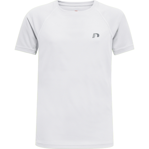 KIDS CORE RUNNING T-SHIRT S/S, WHITE, packshot