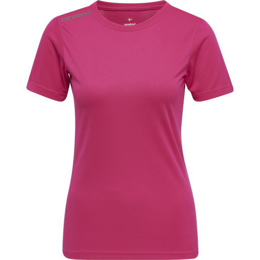 WOMEN CORE FUNCTIONAL T-SHIRT S/S, PINK PEACOCK, packshot