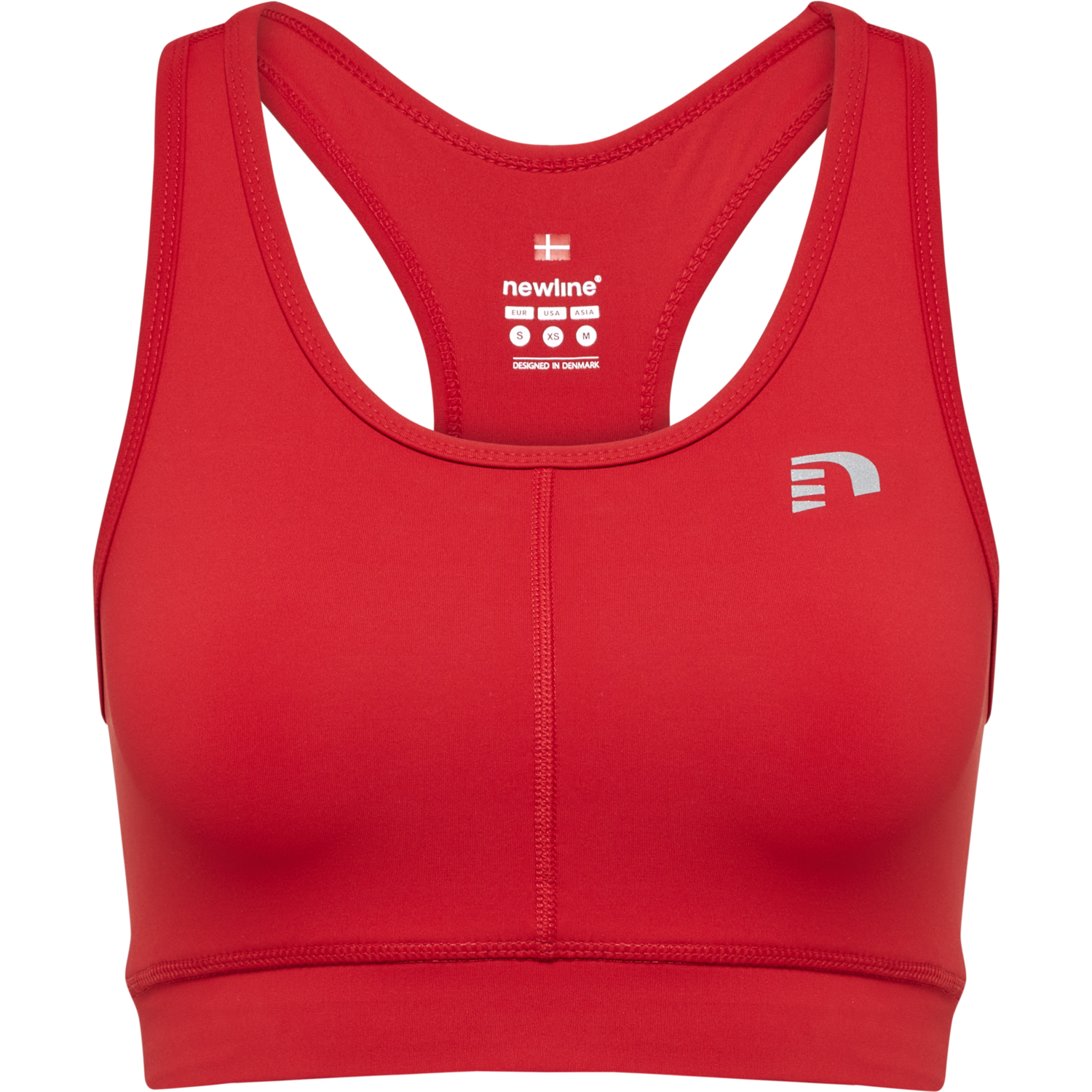 WOMEN CORE ATHLETIC TOP, TANGO RED, packshot