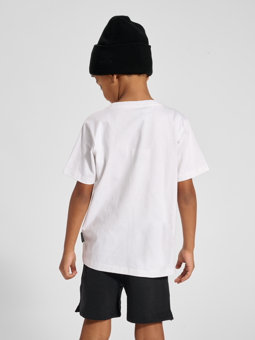 stsPALM T-SHIRT S/S, BRIGHT WHITE, model