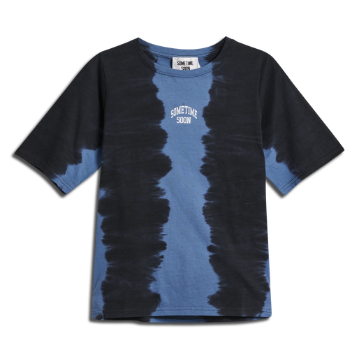stsRIVER T-SHIRT S/S, TRUE BLUE/BLACK, packshot