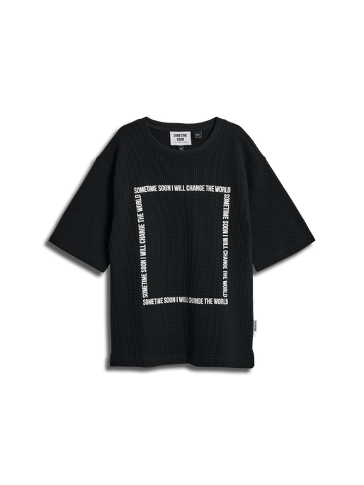 stsJACOB T-SHIRT S/S, BLACK, packshot