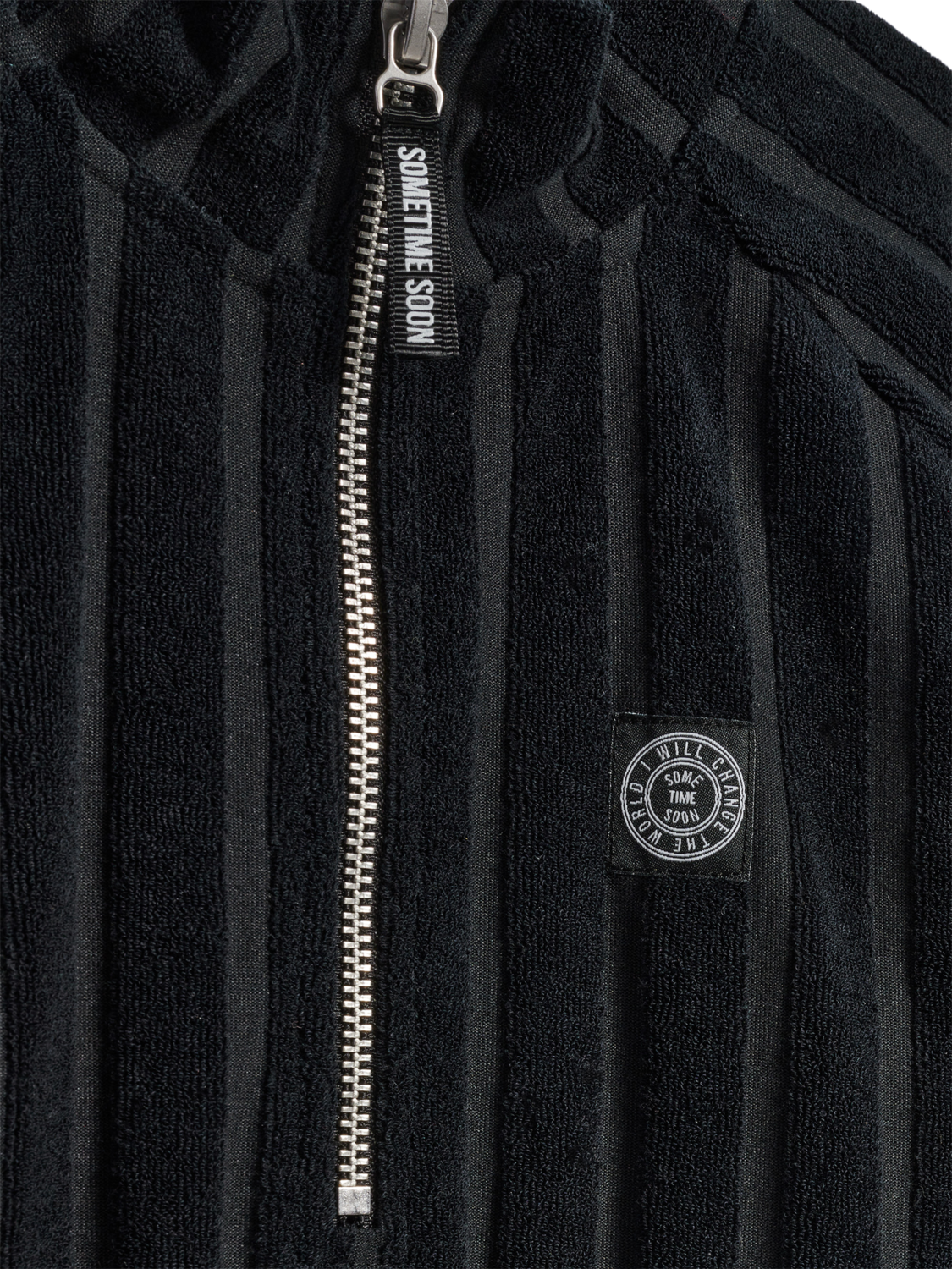 stsCARSON HALF ZIP, BLACK, packshot