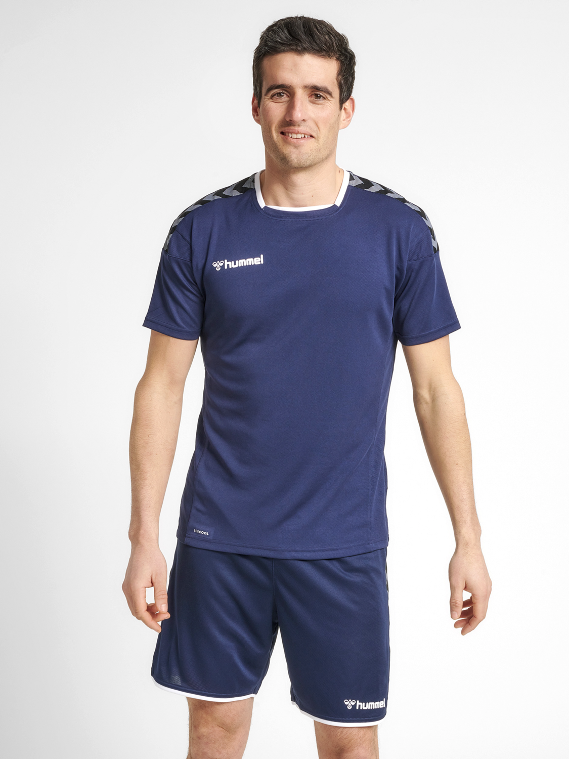 hummel AUTHENTIC POLY JERSEY S/S - MARINE | hummelsport.de