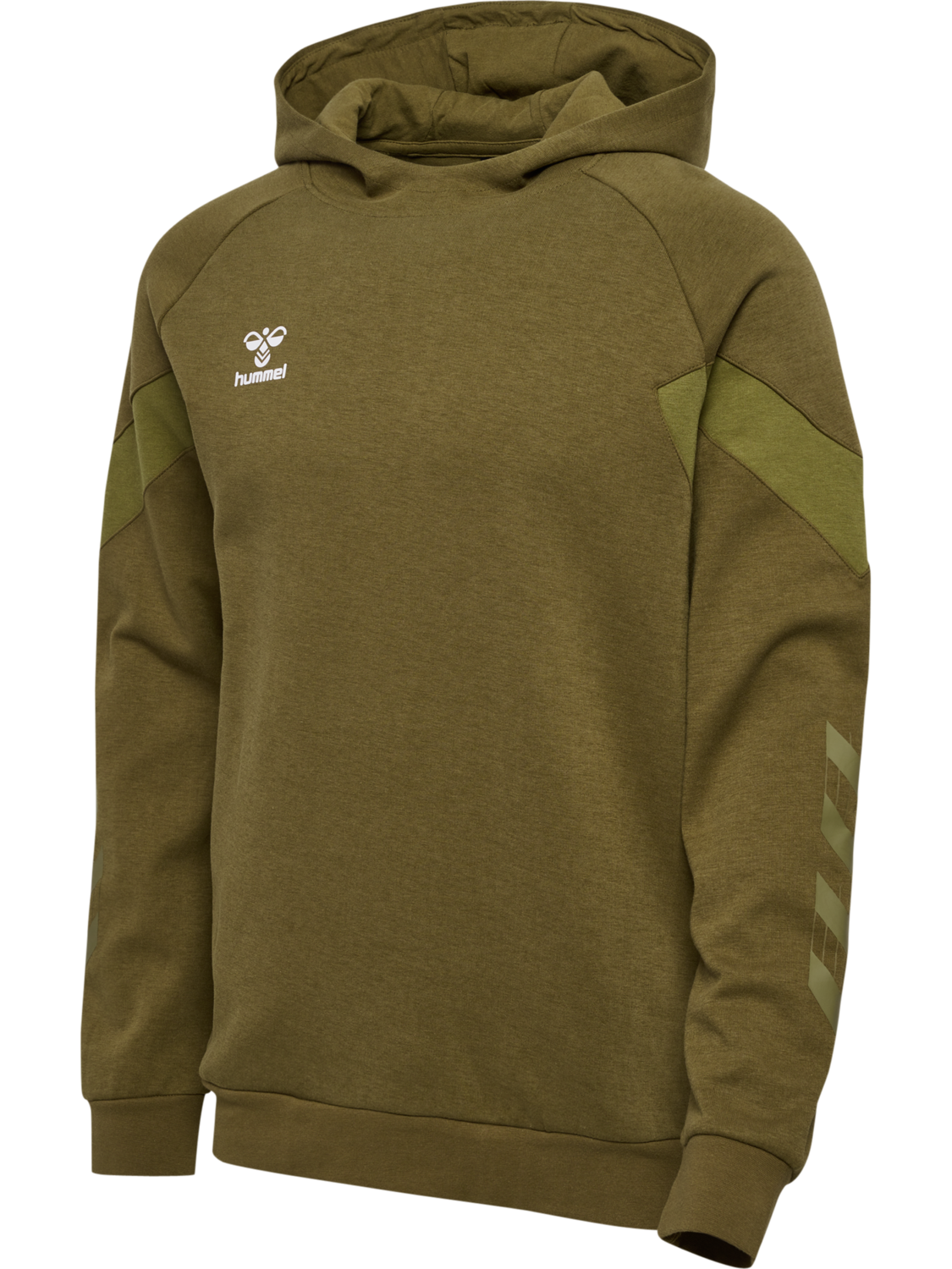hummel TRAVEL SWEAT HOODIE - MILITARY OLIVE | hummelsport.de