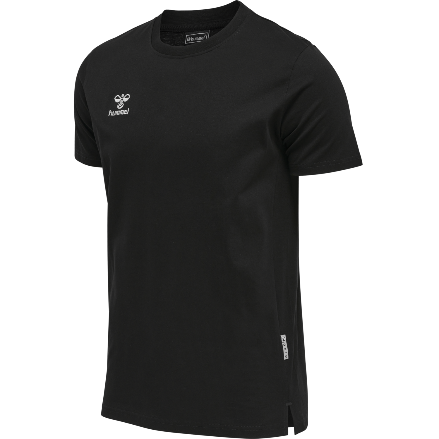hummel MOVE GRID COTTON T-SHIRT S/S - BLACK | hummelsport.de 