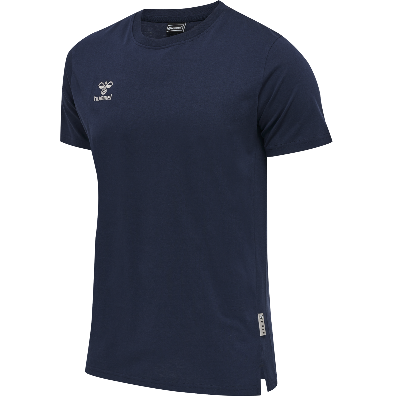 hummel MOVE GRID COTTON T-SHIRT S/S - MARINE | hummelsport.de