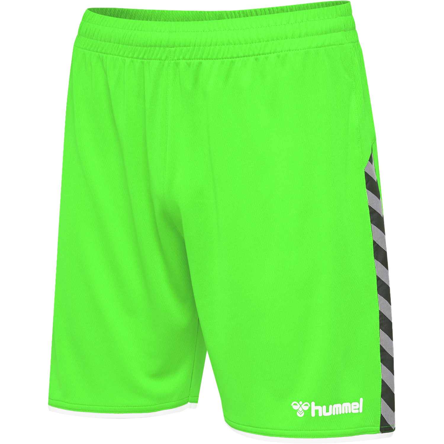 KIDS POLY SHORTS GREEN - GECKO hummel AUTHENTIC