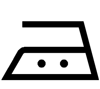 Bei mittlerer Temperatur bügeln Bei mittlerer Temperatur bügeln