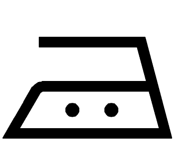 Bei mittlerer Temperatur bügeln Bei mittlerer Temperatur bügeln